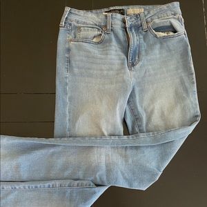 Aeropostale High Waisted Light Blue Skinny Jeans